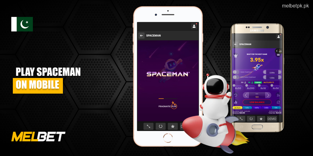 To play Spaceman Melbet on a mobile phone Pakistani gamblers can download the mobile app for Android or iOS in a few simple steps